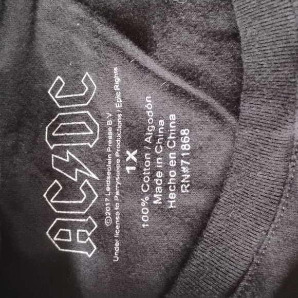 AC DC TEE.  H12 - Picture 3 of 3